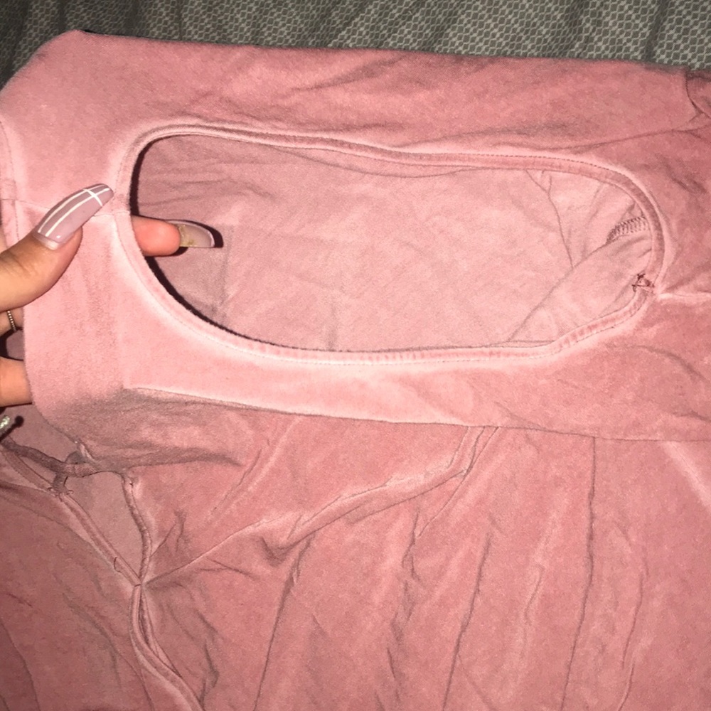 American Eagle Soft & Sexy Large Blush Pink Shirt - Picture 2 of 4